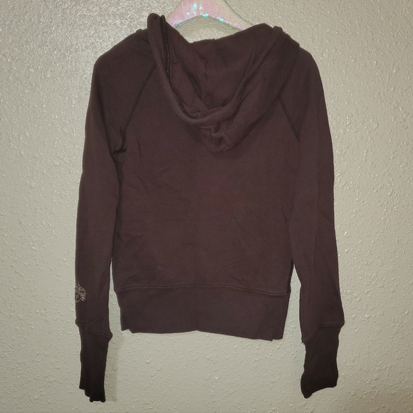 ●SOLD● Women's American Eagle Pullover Hoodie - Purple Wine and Brown - Picture 7 of 7